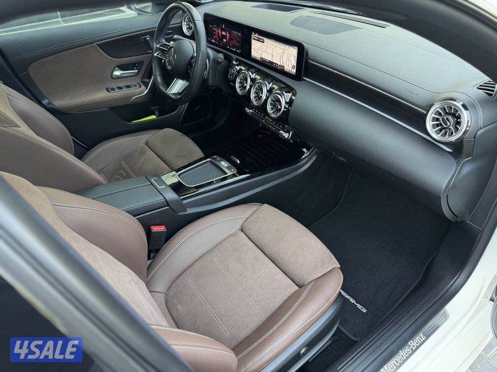 مرسيدس CLA200 Kit AMG موديل 2024 عداد 52 الدرجة الأولى صبغ وكالة الملا11