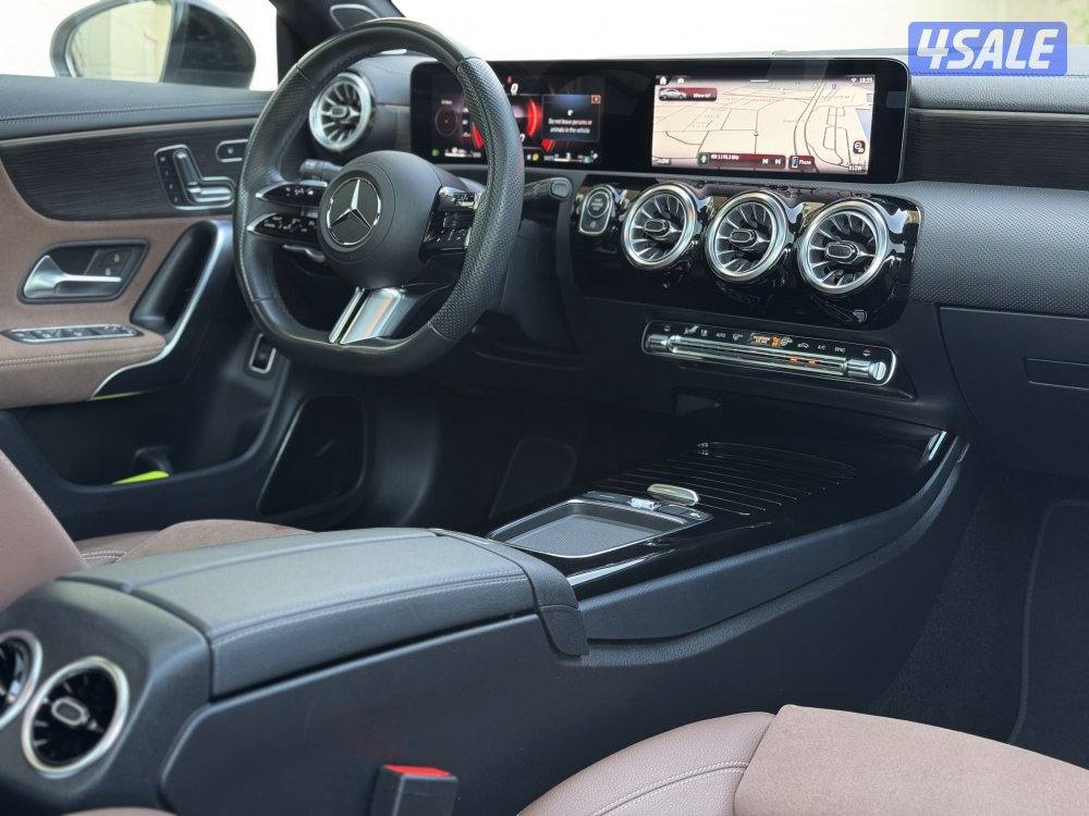 مرسيدس CLA200 Kit AMG موديل 2024 عداد 52 الدرجة الأولى صبغ وكالة الملا8