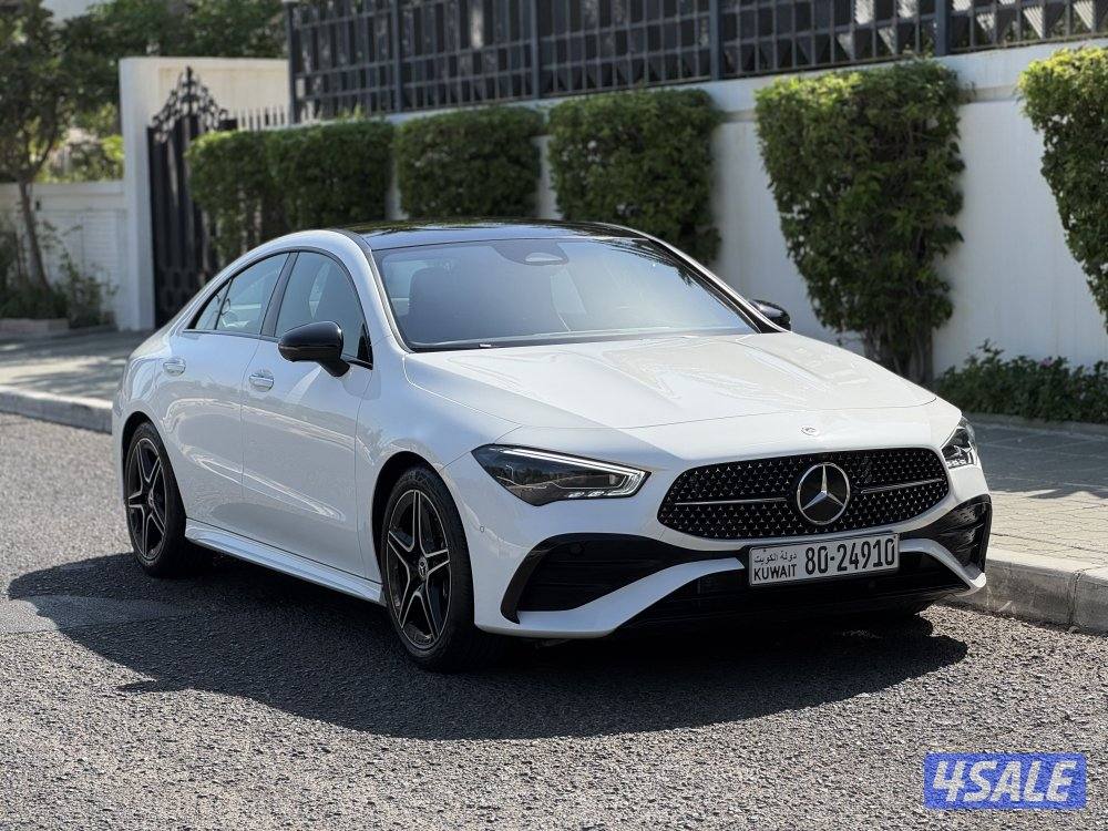 مرسيدس CLA200 Kit AMG موديل 2024 عداد 52 الدرجة الأولى صبغ وكالة الملا1