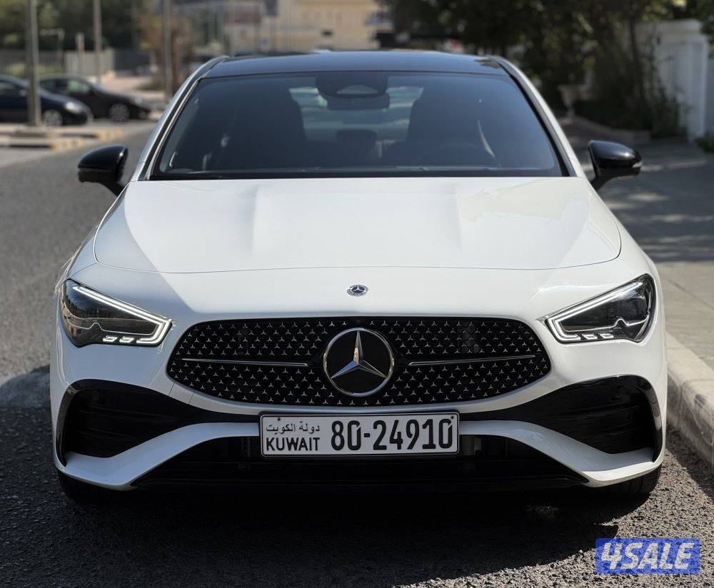 مرسيدس CLA200 Kit AMG موديل 2024 عداد 52 الدرجة الأولى صبغ وكالة الملا2