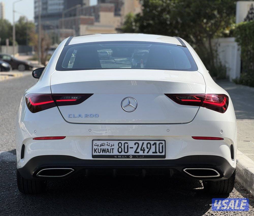 مرسيدس CLA200 Kit AMG موديل 2024 عداد 52 الدرجة الأولى صبغ وكالة الملا7
