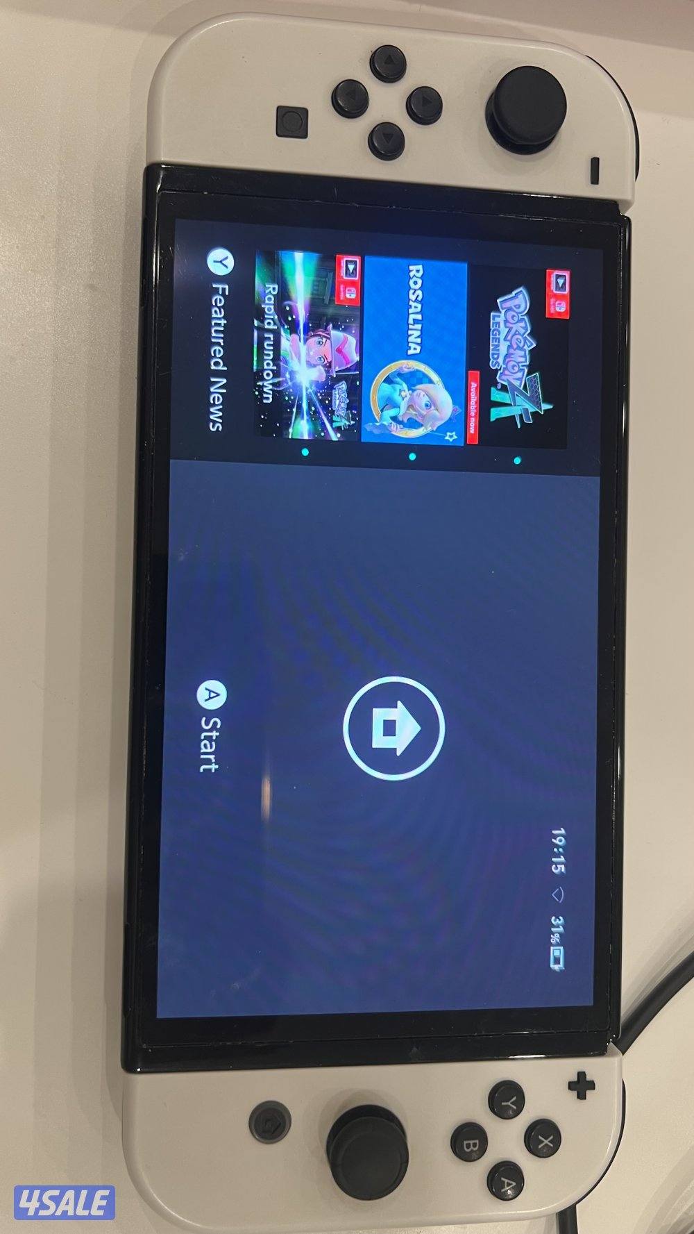 نينتندو سويتش اوليد مستعمل نظيف جداً واستعماله خفيف6