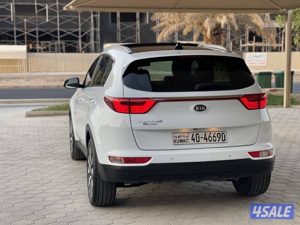 كيا سبورتاج صبغ وكاله كامل الموصفات موديل 20185