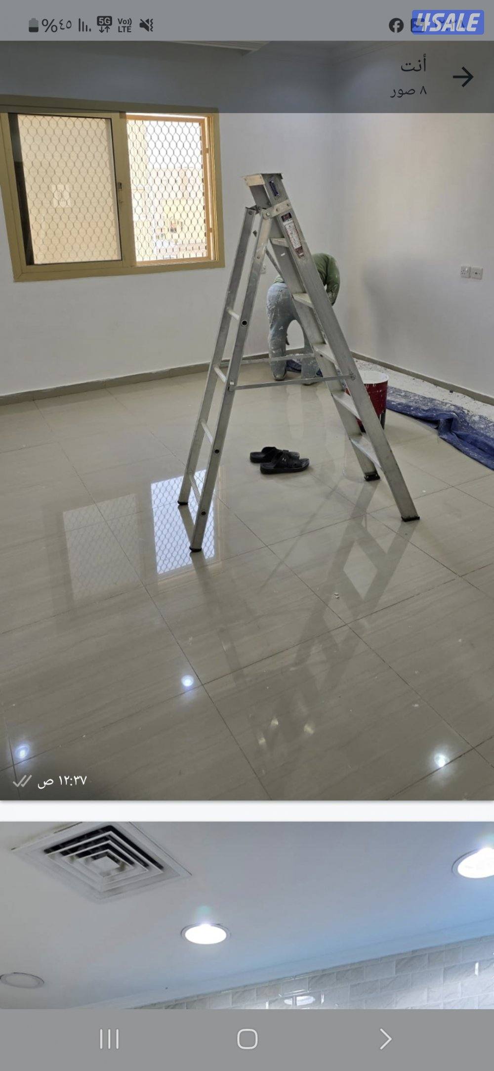 يوجد شقتين متقابلتين ٣ غرف و صالة في جابر الأحمد قريبه جدا من الخدمات3