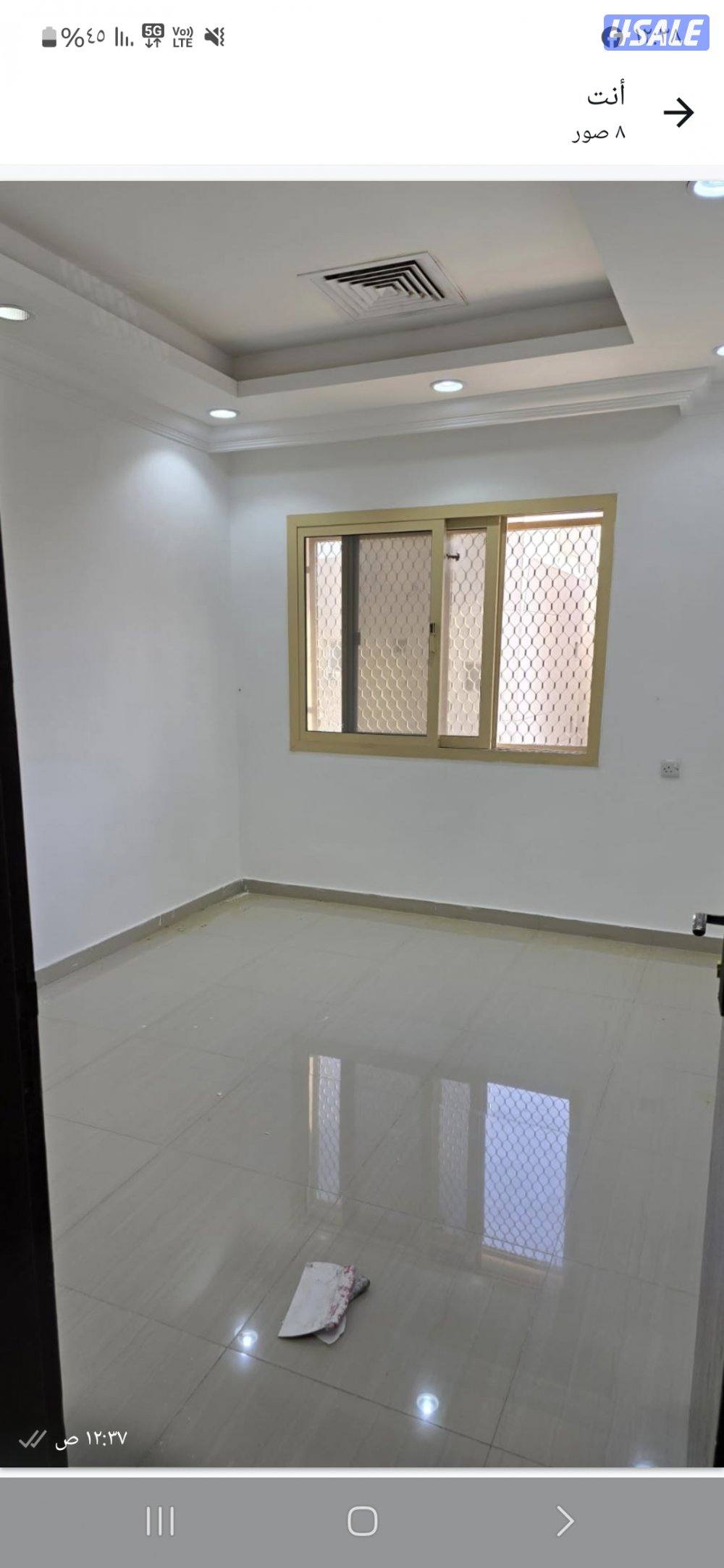 يوجد شقتين متقابلتين ٣ غرف و صالة في جابر الأحمد قريبه جدا من الخدمات7