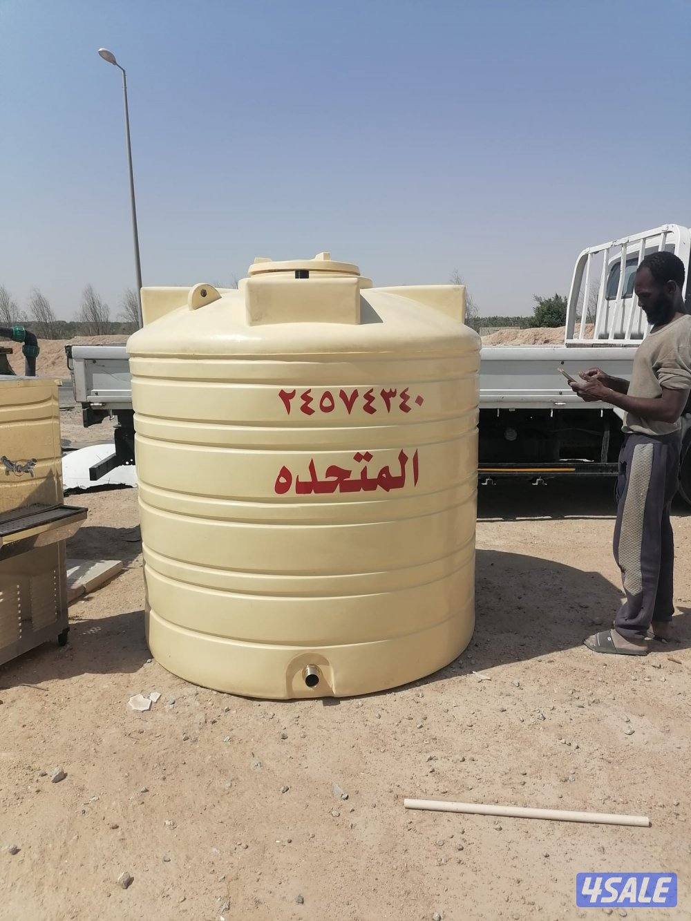 خزنات المتحده توانكي بولي ثلين أحجام من ٢٥٠جالون حتى ٥٠٠٠6