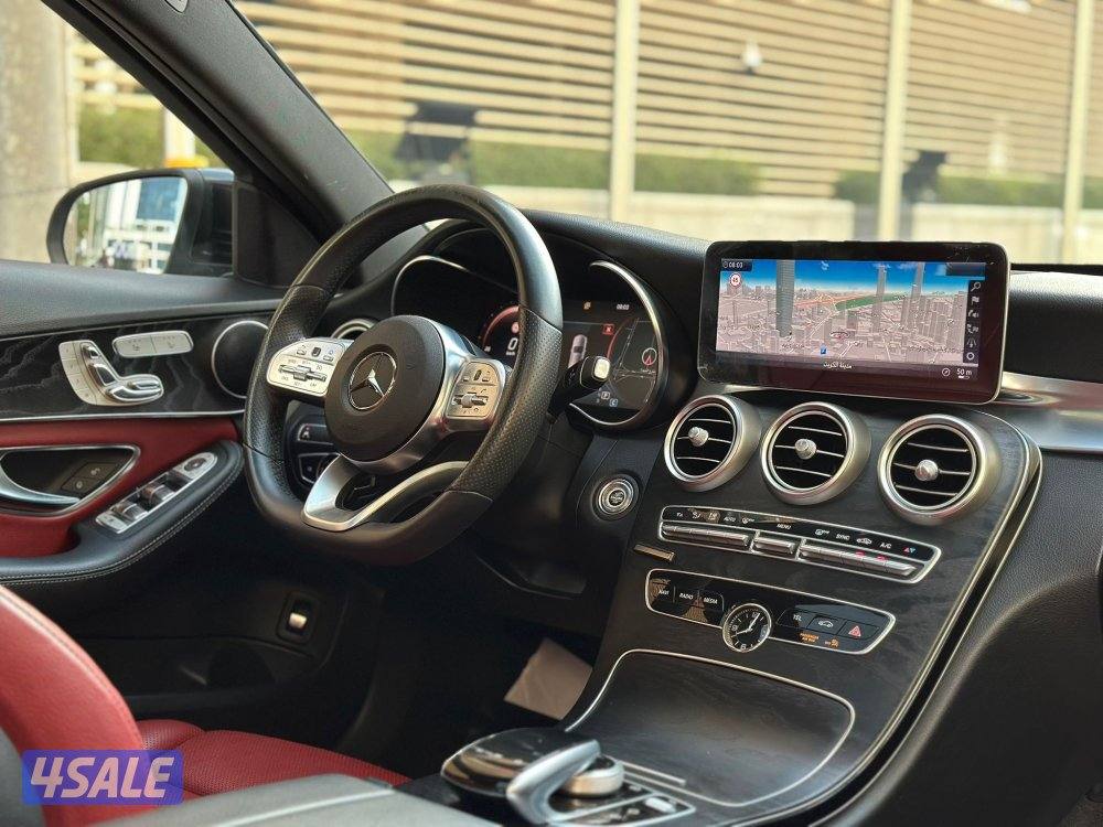 مرسيدسC200 (مواصفات خاصه) موديل2019 عداد86الف وارد الملا سيرفس متتظم4
