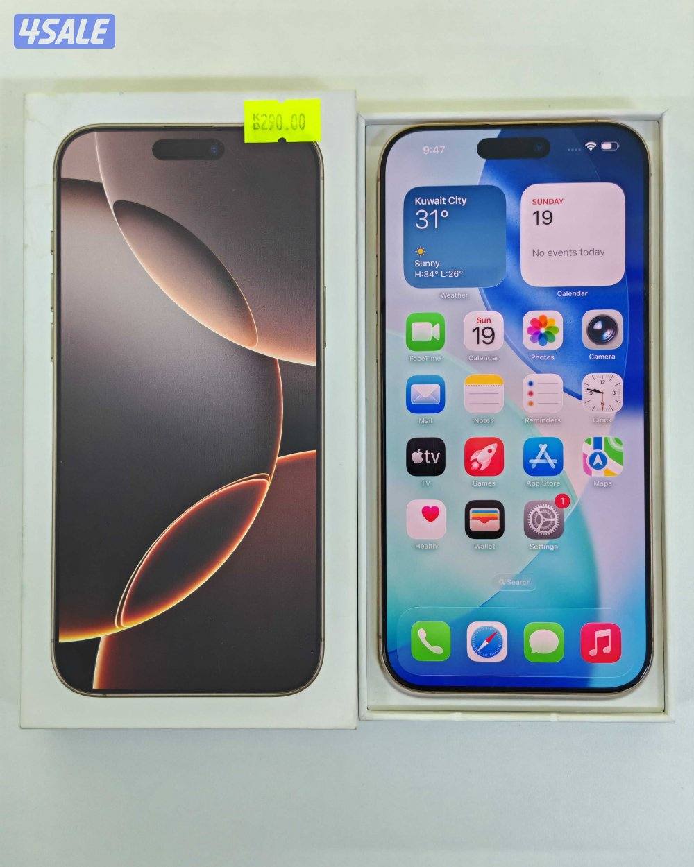 ايفون 16 برو ماكس تيتانيوم صحراوي – iPhone 16 Pro Max Desert 256GB7