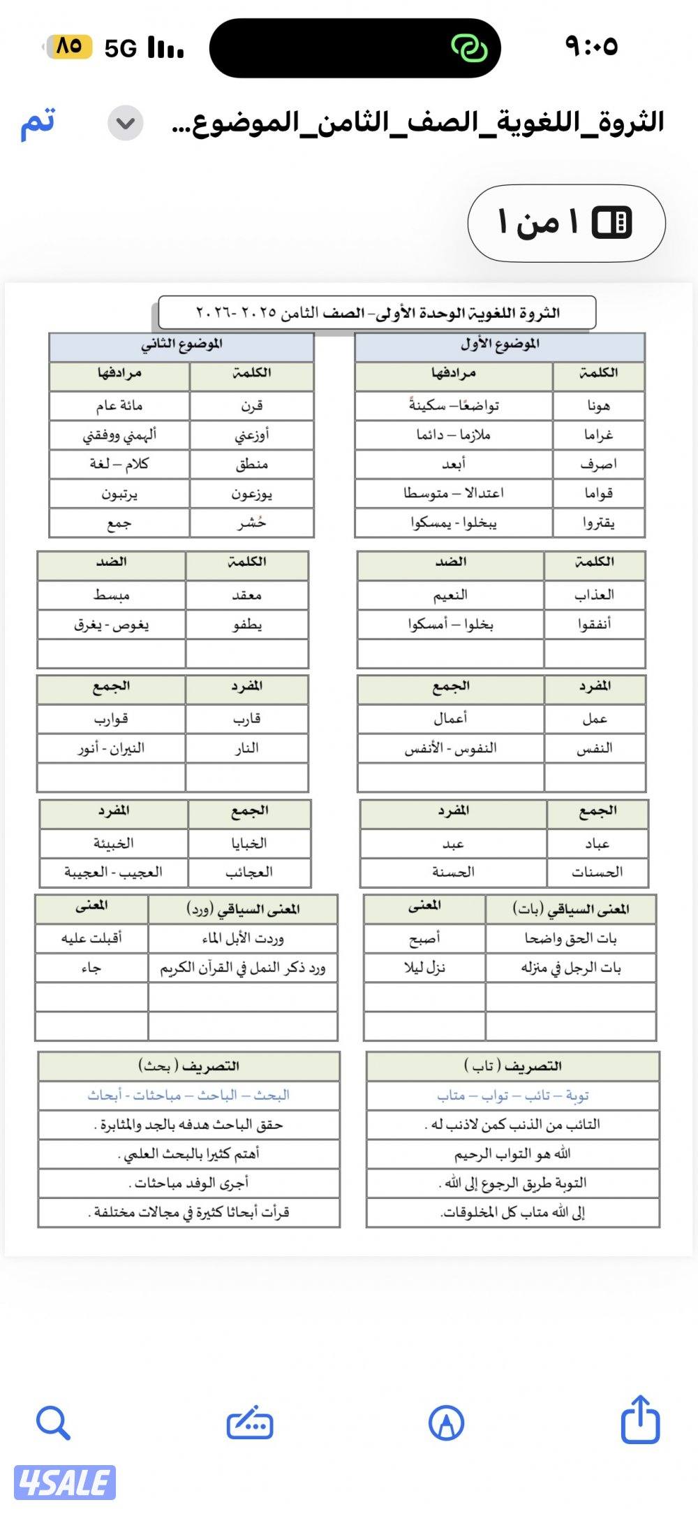 مدرس أول لغه عربية3