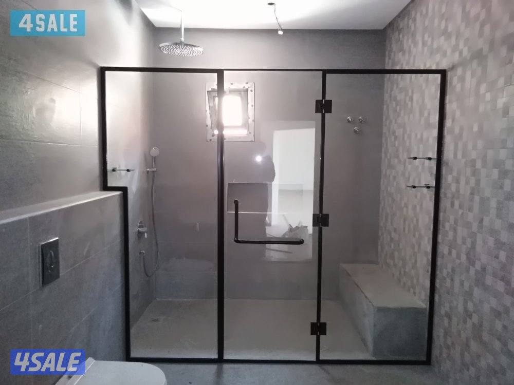 glass door shower box partiton table glass aluminium windows6