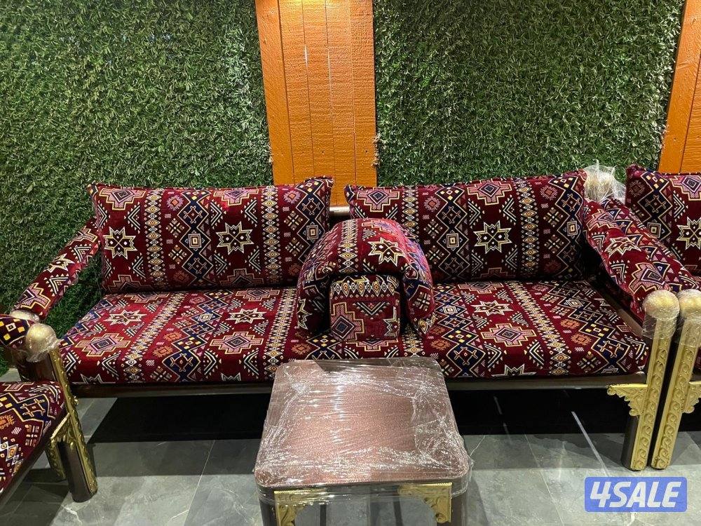 كراسي حديد ملكي اطقم كراسي خشب3