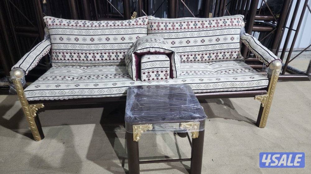 كراسي حديد ملكي اطقم كراسي خشب5