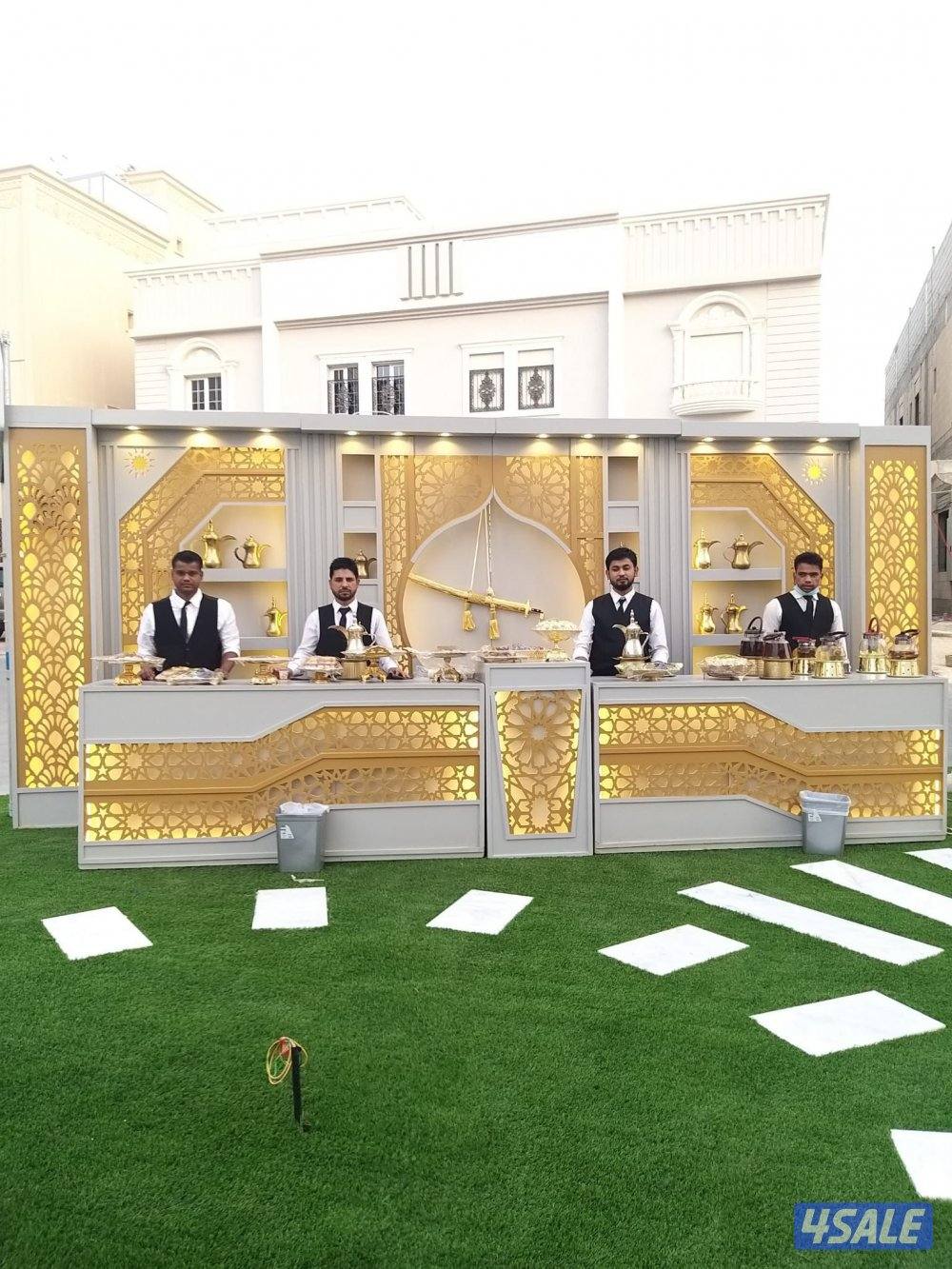 تأجير كرسي قهوه وشاي ،🇦🇪 قنفات   وجميع مستلزمات الأفراح خدمه ضيافه7