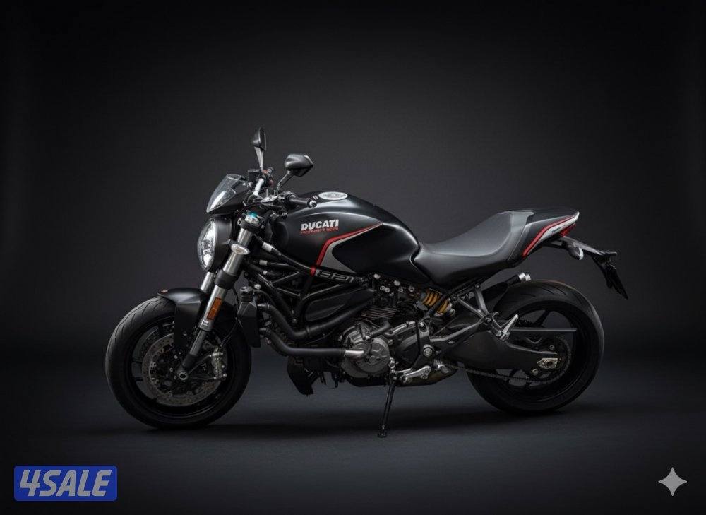 2019 Ducati Monster 821 Dark – 12,388 km0