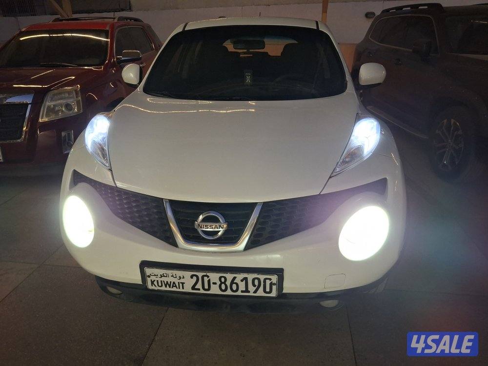 نيسان جوك 2013 أبيض صدفي فل اوبشن فتحه كيب رنك6