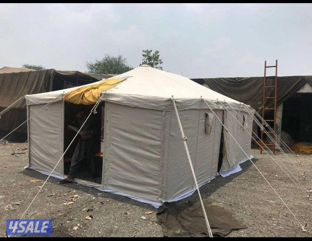 للبيع خيام جديد باكستاني ثلاث طبقات درجه اول خام ٢٤ ملي4
