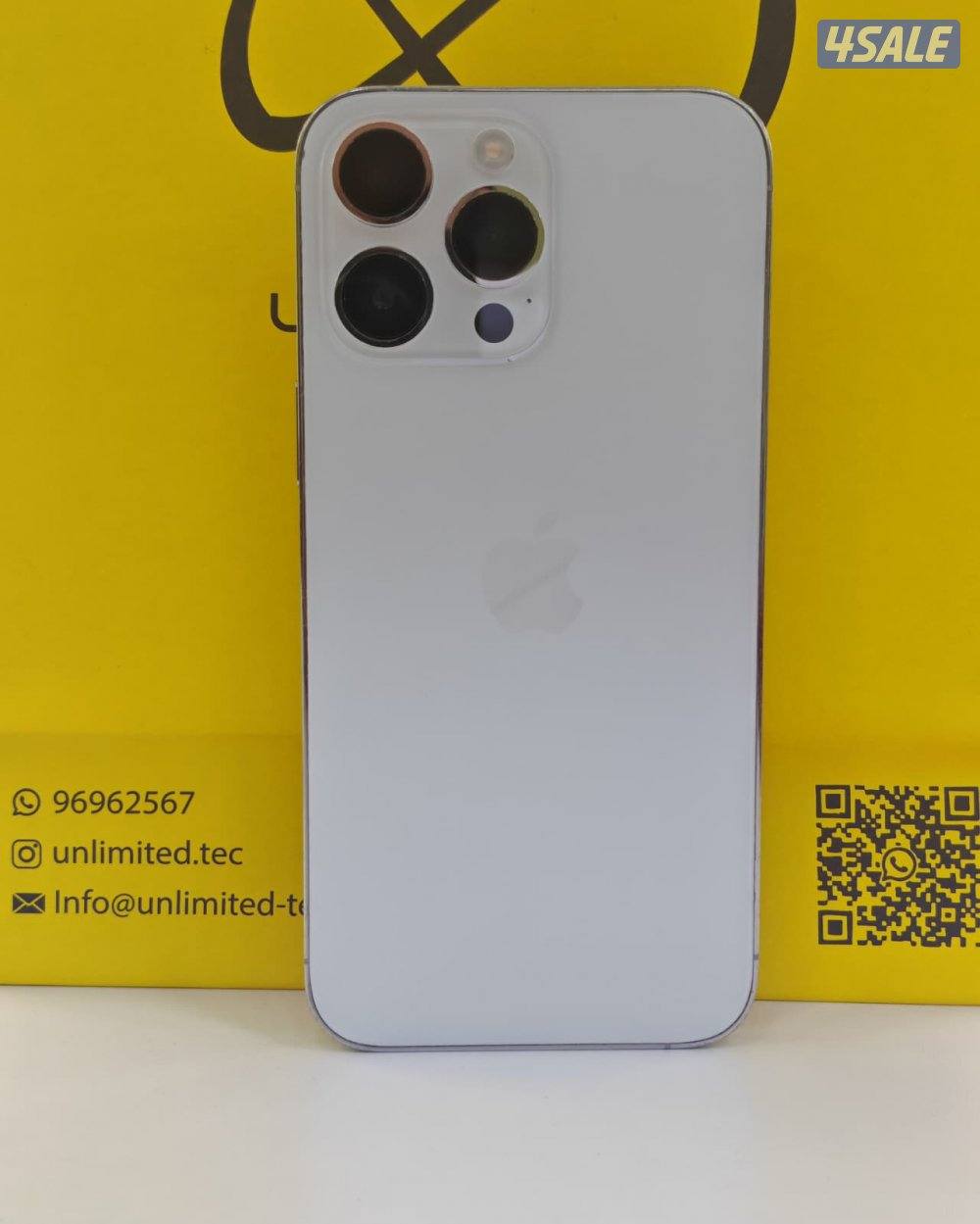 ايفون 14 برو ماكس فضي – iPhone 14 Pro Max Silver 256GB0