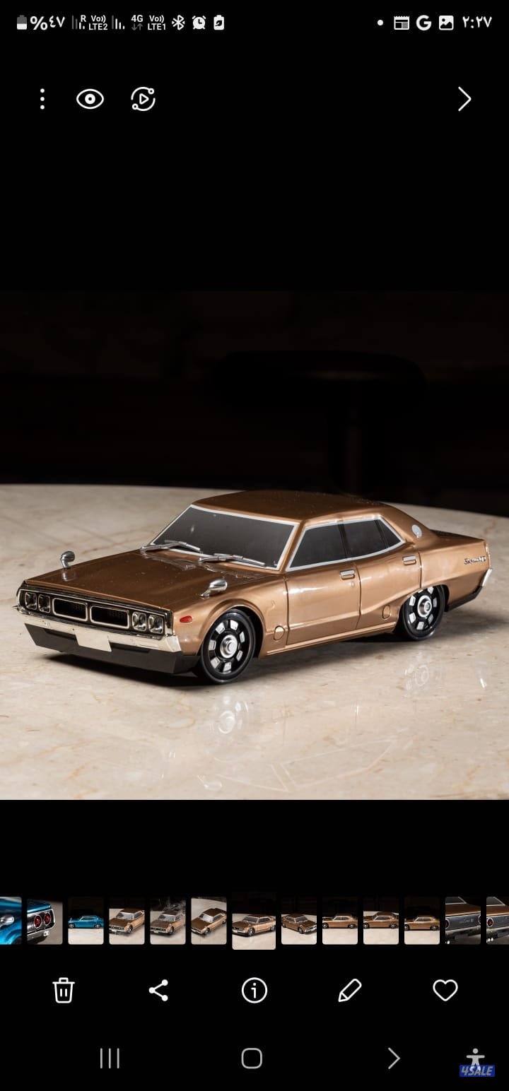 سيارة جي تي ٧٧ ريموت كنترول+ بلوتوث +استيكرات+ تواير اسبير6