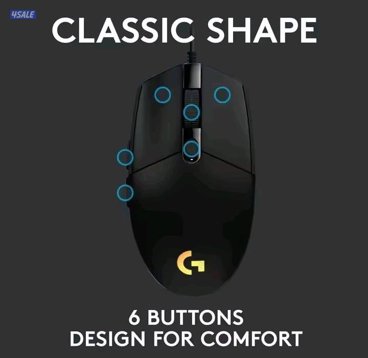 ماوس الأبطال مع Logitec G102 اللعب صار أسهل وأقوى دقة عالية6