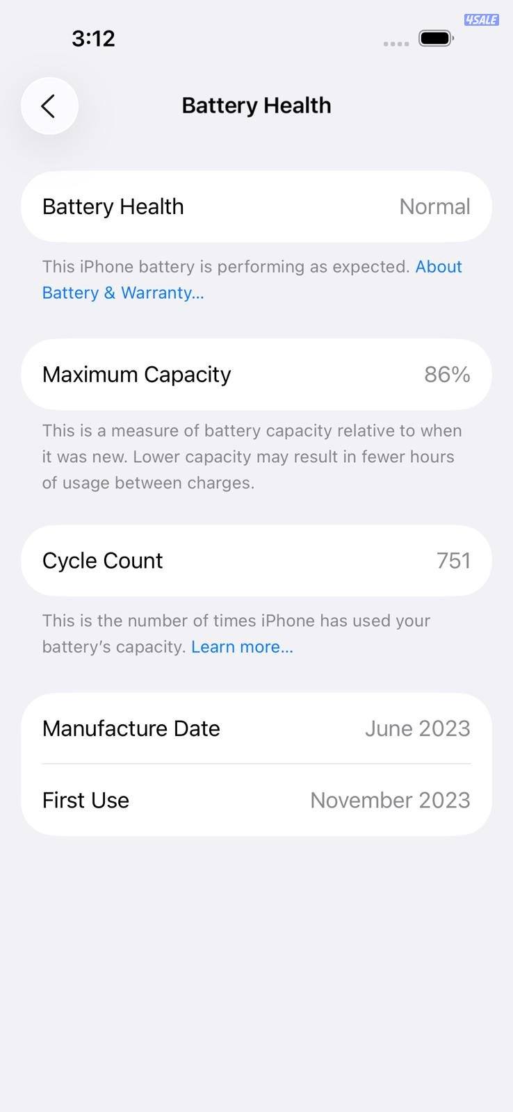 ايفون 15 وردي – iPhone 15 Pink 128GB6