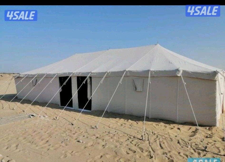 للبيع خيام جديد باكستاني ٣طبقات درجه اول خام ٢٤ ملي1