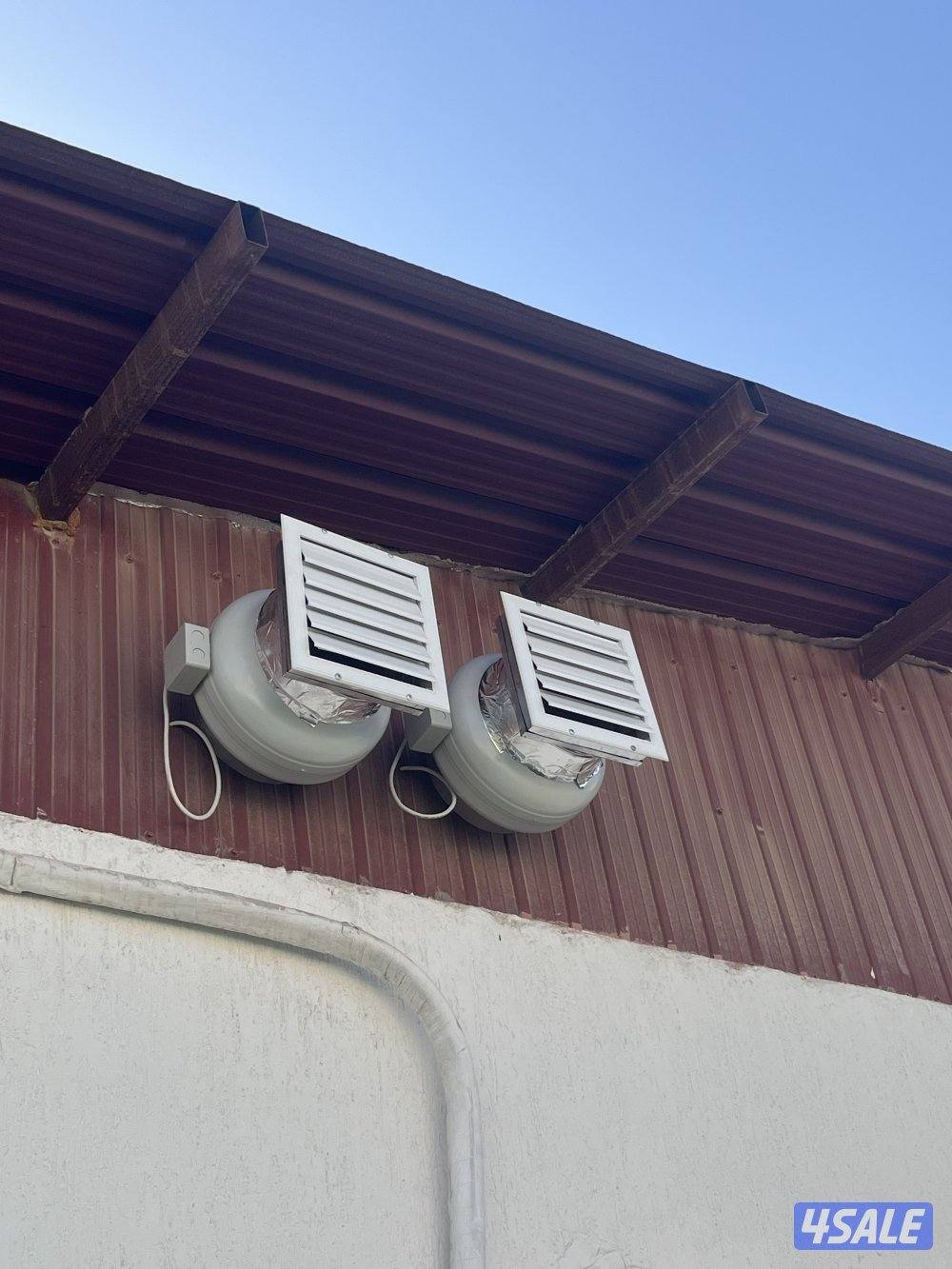 تهويه مركزيه ومداخن ومراوح شفط0