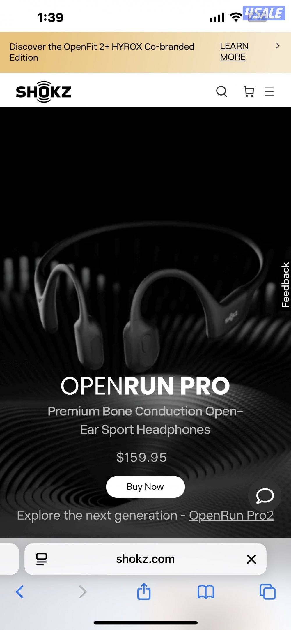 Shokz Open runner0