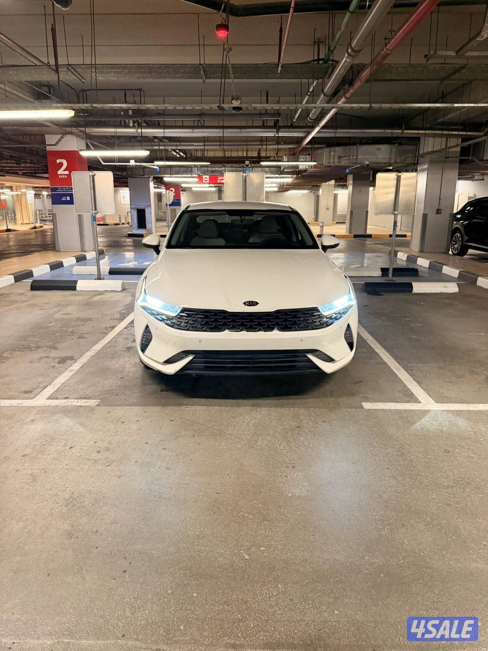 كيا k5 ابيض 20213