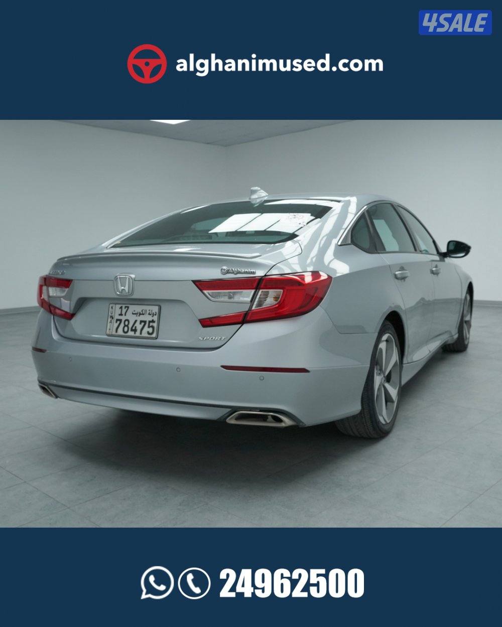 Honda Accord 4D LX Sport,1.5LTurbo, S/R (MY20)1