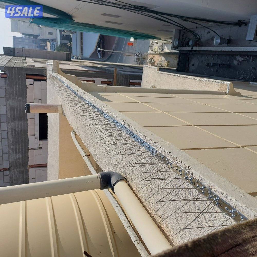 مكافحه حشرات تركيب أسلاك مانع للحمام والطييور .مقاومة للصدا.افضل خدمه1