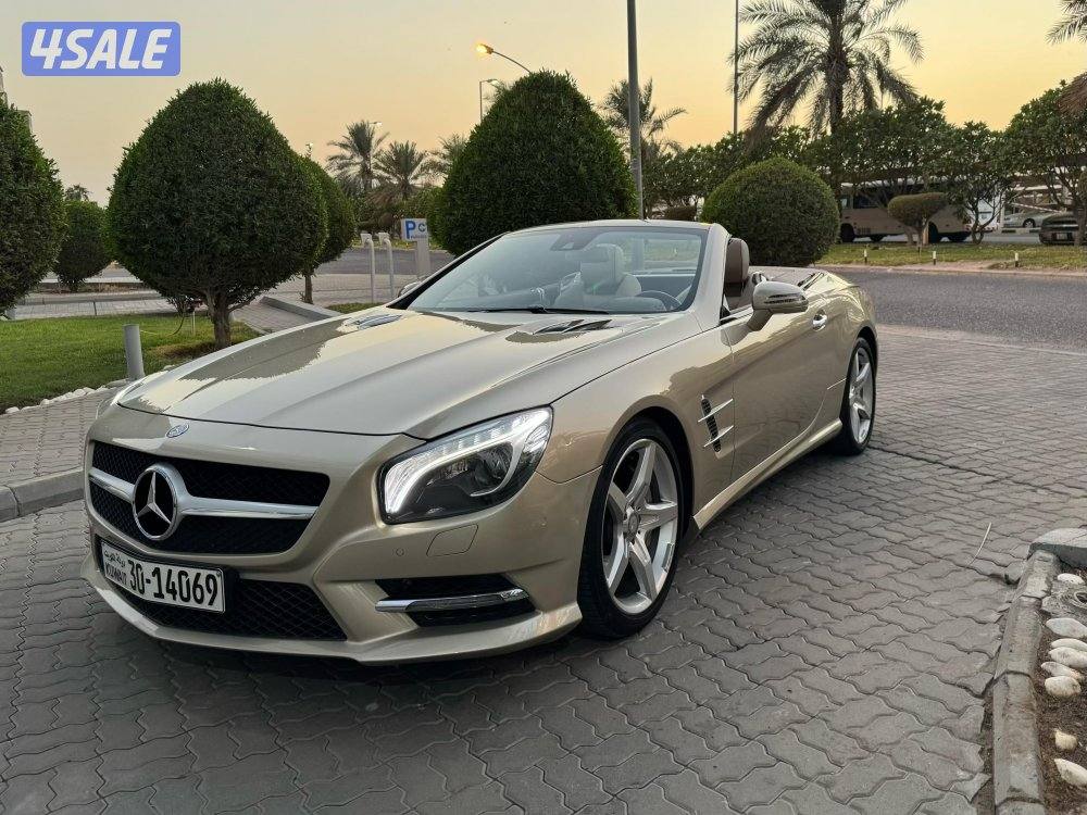 مرسيدس SL350 وارد وكالة عداد 104 بحالة نادرة0