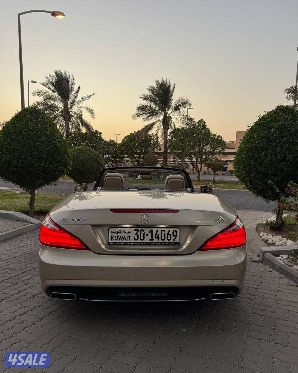 مرسيدس SL350 وارد وكالة عداد 104 بحالة نادرة4
