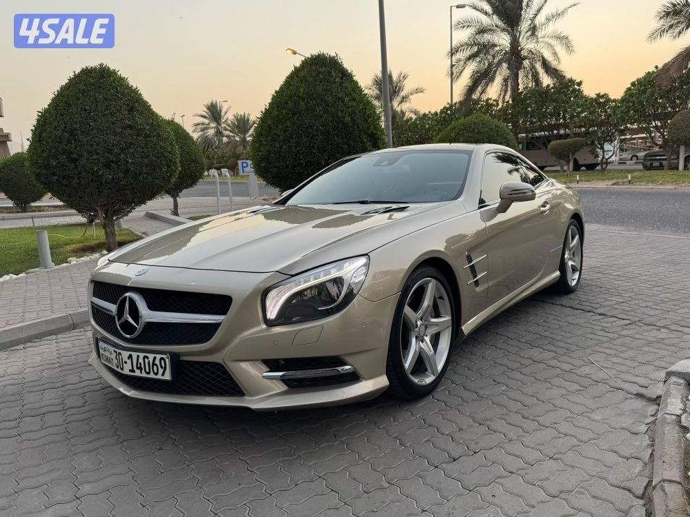 مرسيدس SL350 وارد وكالة عداد 104 بحالة نادرة5