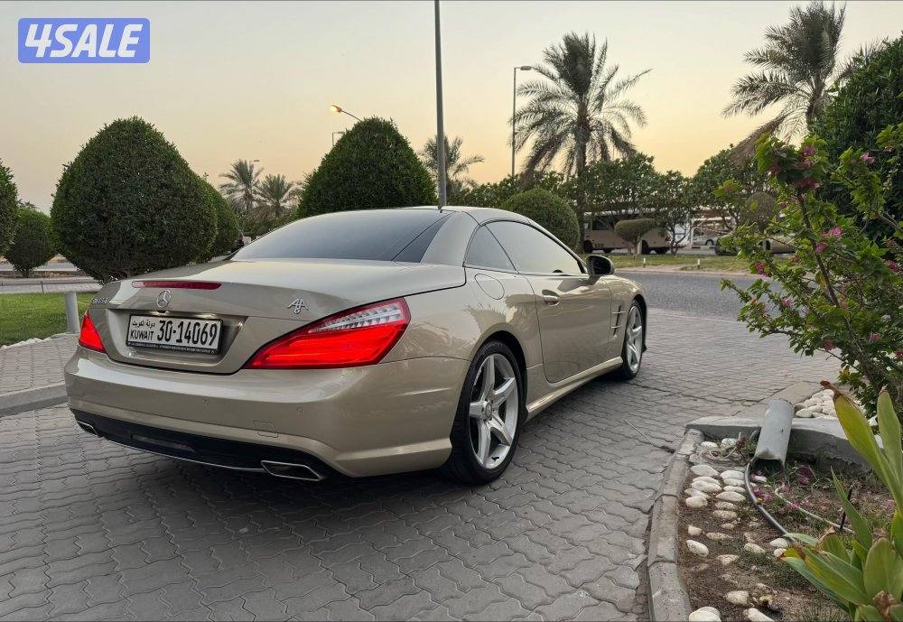 مرسيدس SL350 وارد وكالة عداد 104 بحالة نادرة8