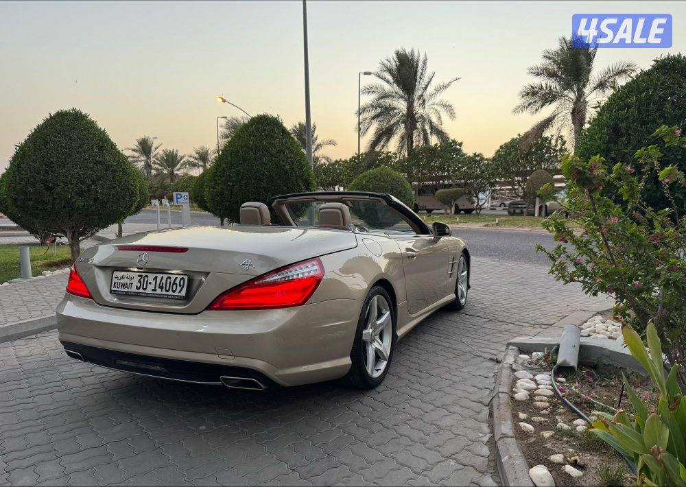 مرسيدس SL350 وارد وكالة عداد 104 بحالة نادرة7