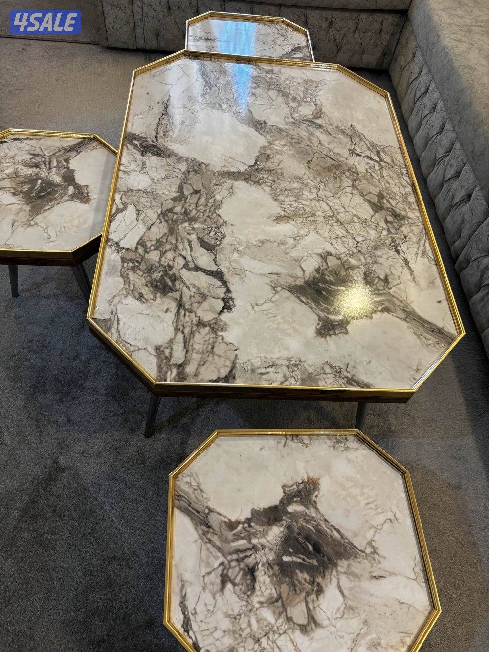 طاولات خشب رخام وطاولة تلفزيون1