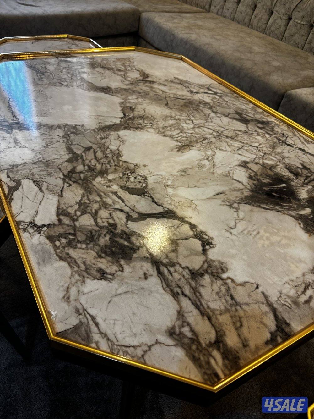 طاولات خشب رخام وطاولة تلفزيون3