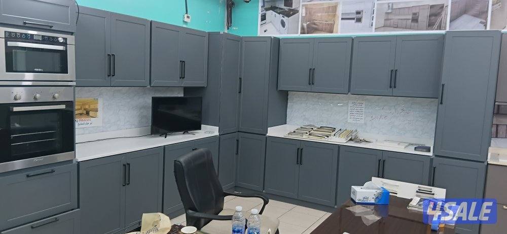 مطابخ ألومنيوم جاهزه بلمحل سنجال ودبل صبغ ناري ابتدا المتر من 55دينار3