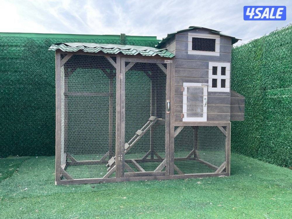 كوخ طيور خشبي للحدايق المنزلية والمزارع 🛖🪵3