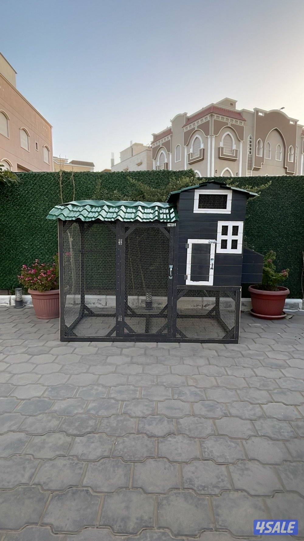 كوخ طيور خشبي للحدايق المنزلية والمزارع 🛖🪵5