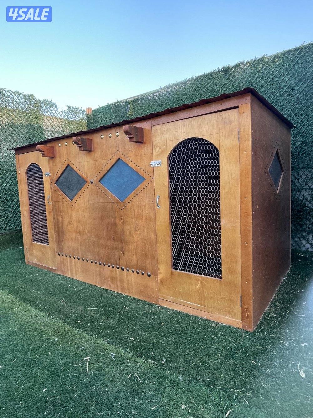 كوخ طيور خشبي للحدايق المنزلية والمزارع 🛖🪵11