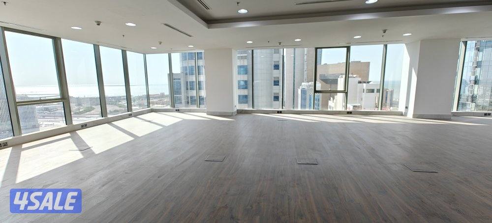 للايجار دور ١٥ في برج برايم شارع احمد الجابر شرق ينظر على الخليج4