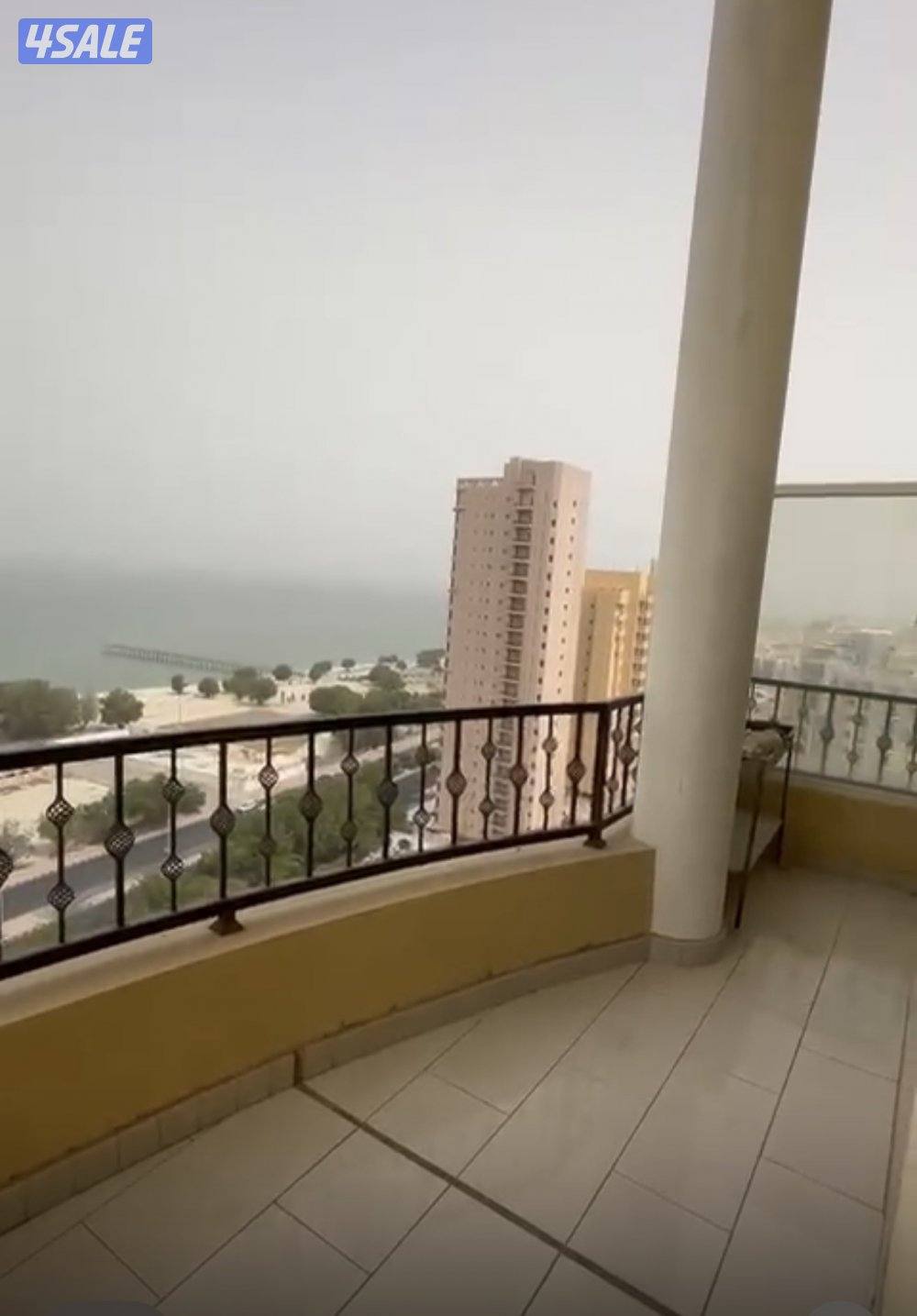 للبيع شقة بالفنطاس بأبراج الارجان اطلالة بحرية دورين2