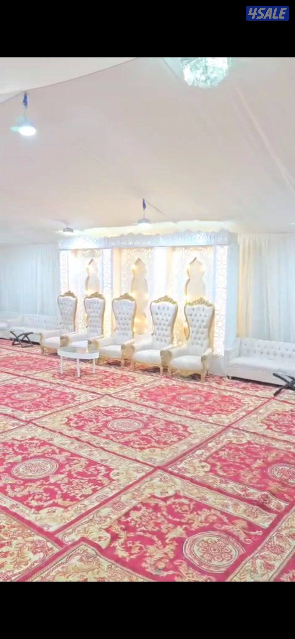 تأجير كراسي وطاولات وزينه منازل وجميع مستلزمات الافراح10