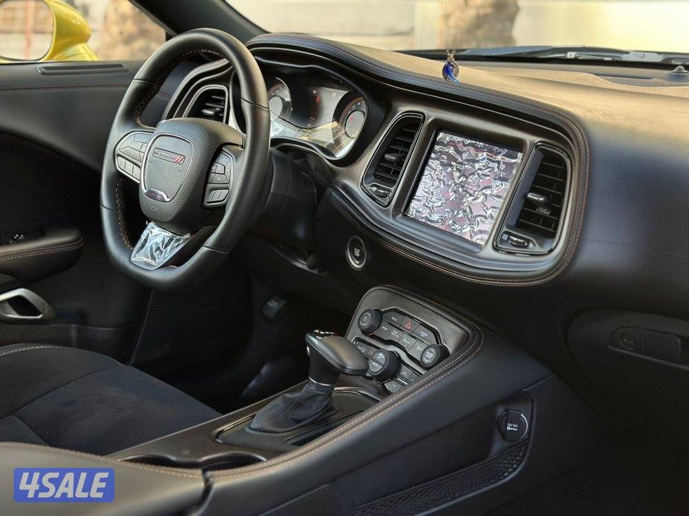 شالنجرHEMI V8 (اصدار ال50عام ليميتيد) موديل2020 (اصفار) وارد الملا7