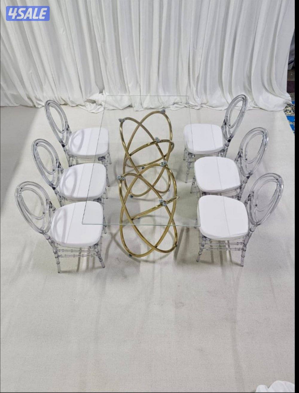 تأجير كراسي وطاولات وزينه منازل وجميع مستلزمات الافراح12