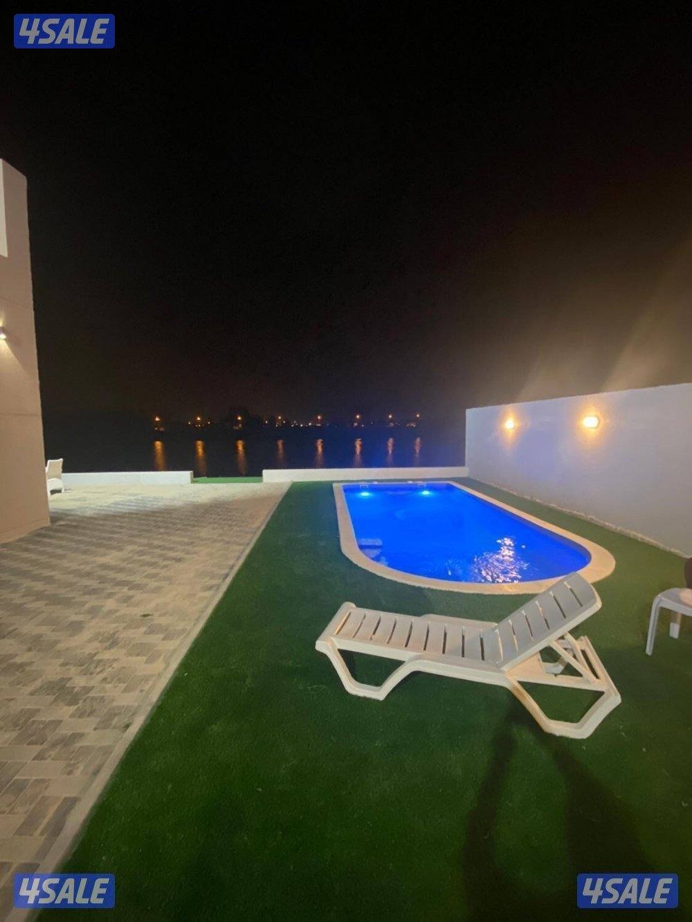 عرض خااص للإيجار شاليه على الخور مع مسبح برايفت5