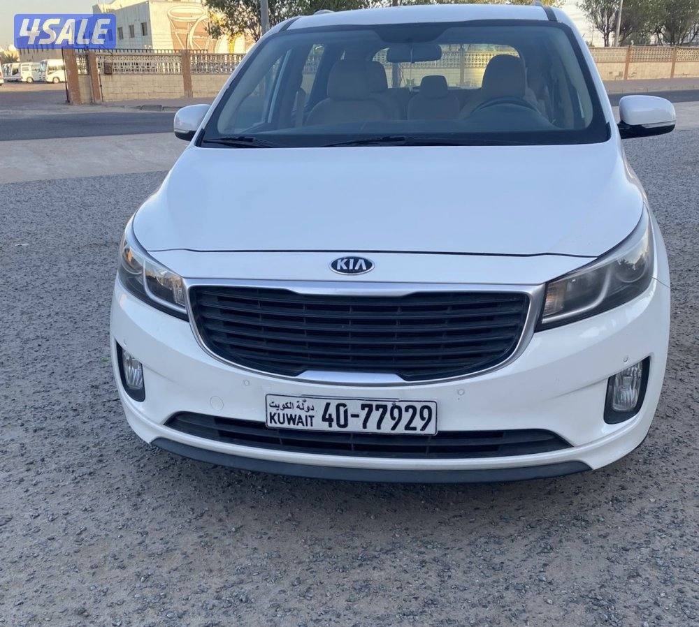 للبيع كيا كرنفال ٢٠١٧ ماشي١٩٠ كم شرط الفحص جير مكينه شاصي4