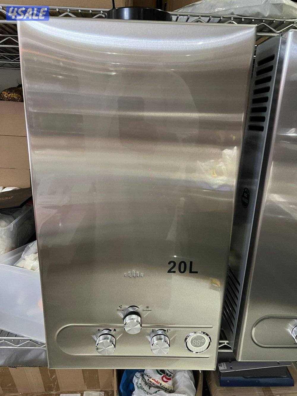 سخان  ماء للبر  علي الغاز  ١٨  لتر  بالدقيقه و٢٠  لتر  كفاله سنه شامل12