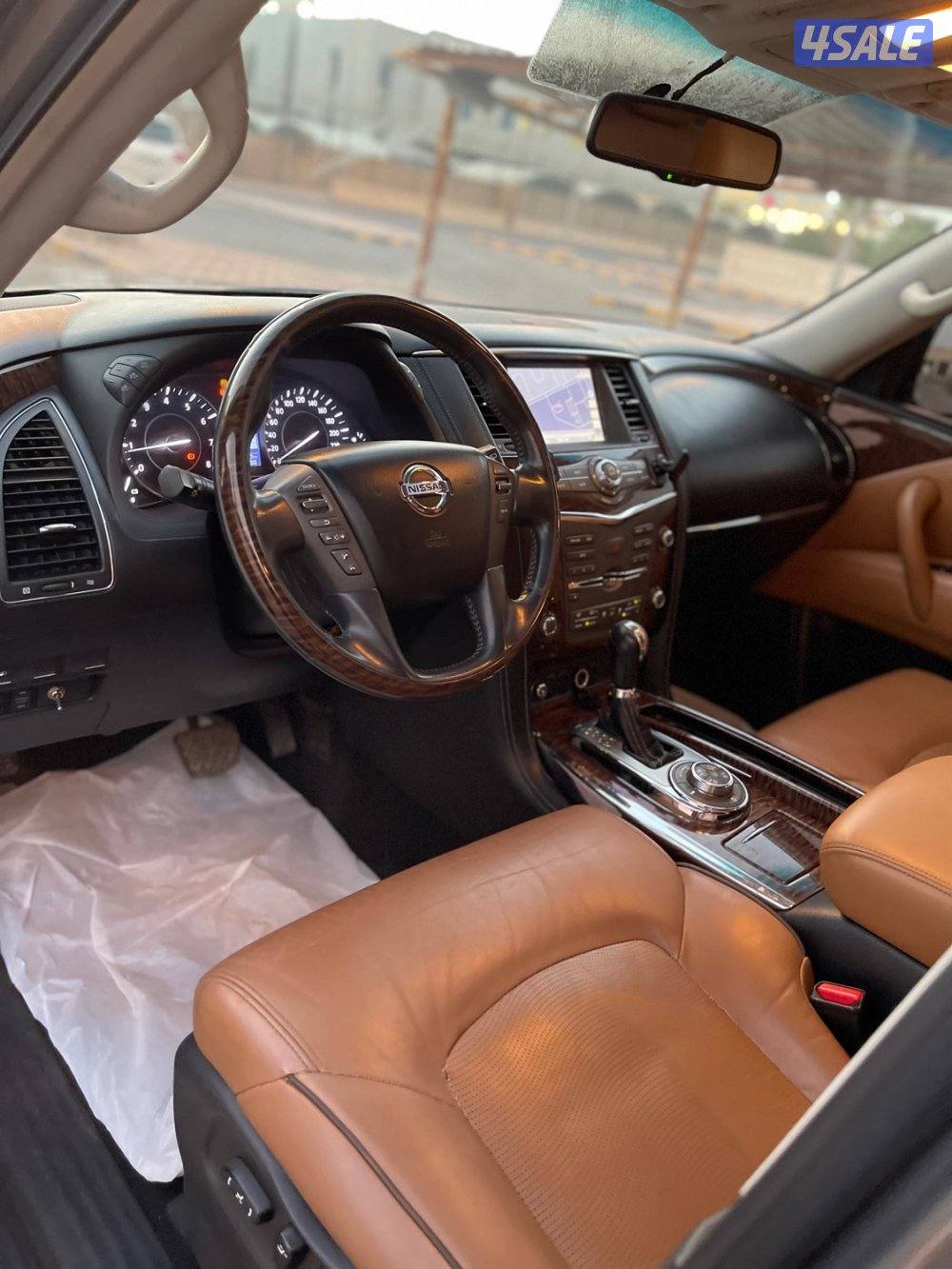 نيسان باترول بلاتينوم ستي فحص جير مكينه شاصي البدي قطعتين الخليج8